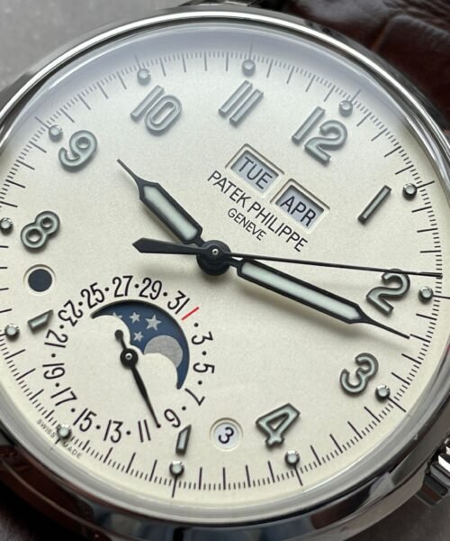 Perpetual Calendar 5320G-001 SS GSF 1:1 Best Edition Cream Dial on Brown Leather Strap A324 - Image 7