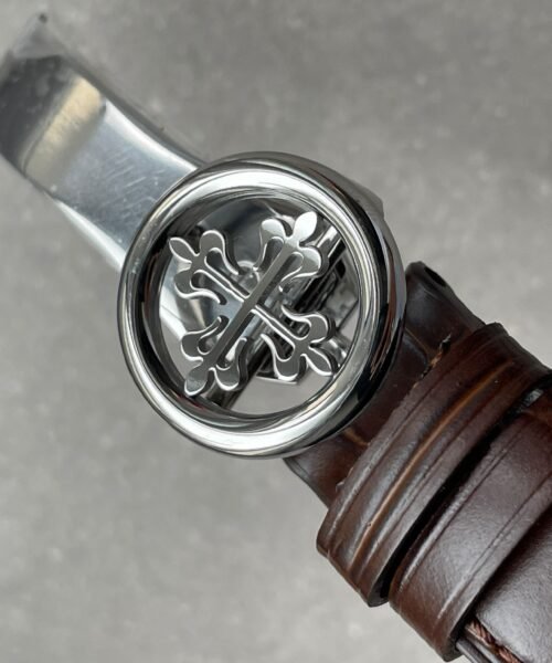Perpetual Calendar 5320G-001 SS GSF 1:1 Best Edition Cream Dial on Brown Leather Strap A324 - Image 13