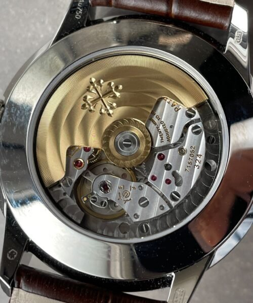 Perpetual Calendar 5320G-001 SS GSF 1:1 Best Edition Cream Dial on Brown Leather Strap A324 - Image 14