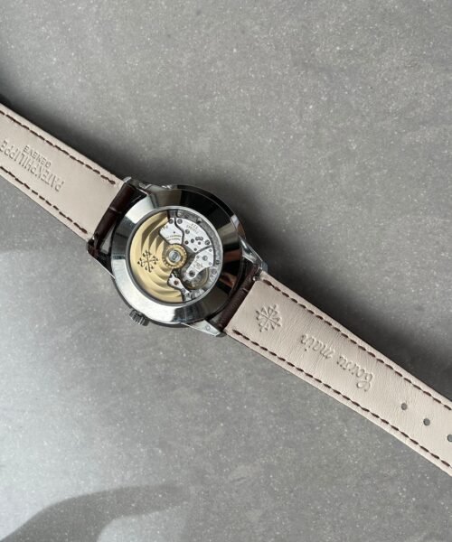 Perpetual Calendar 5320G-001 SS GSF 1:1 Best Edition Cream Dial on Brown Leather Strap A324 - Image 15