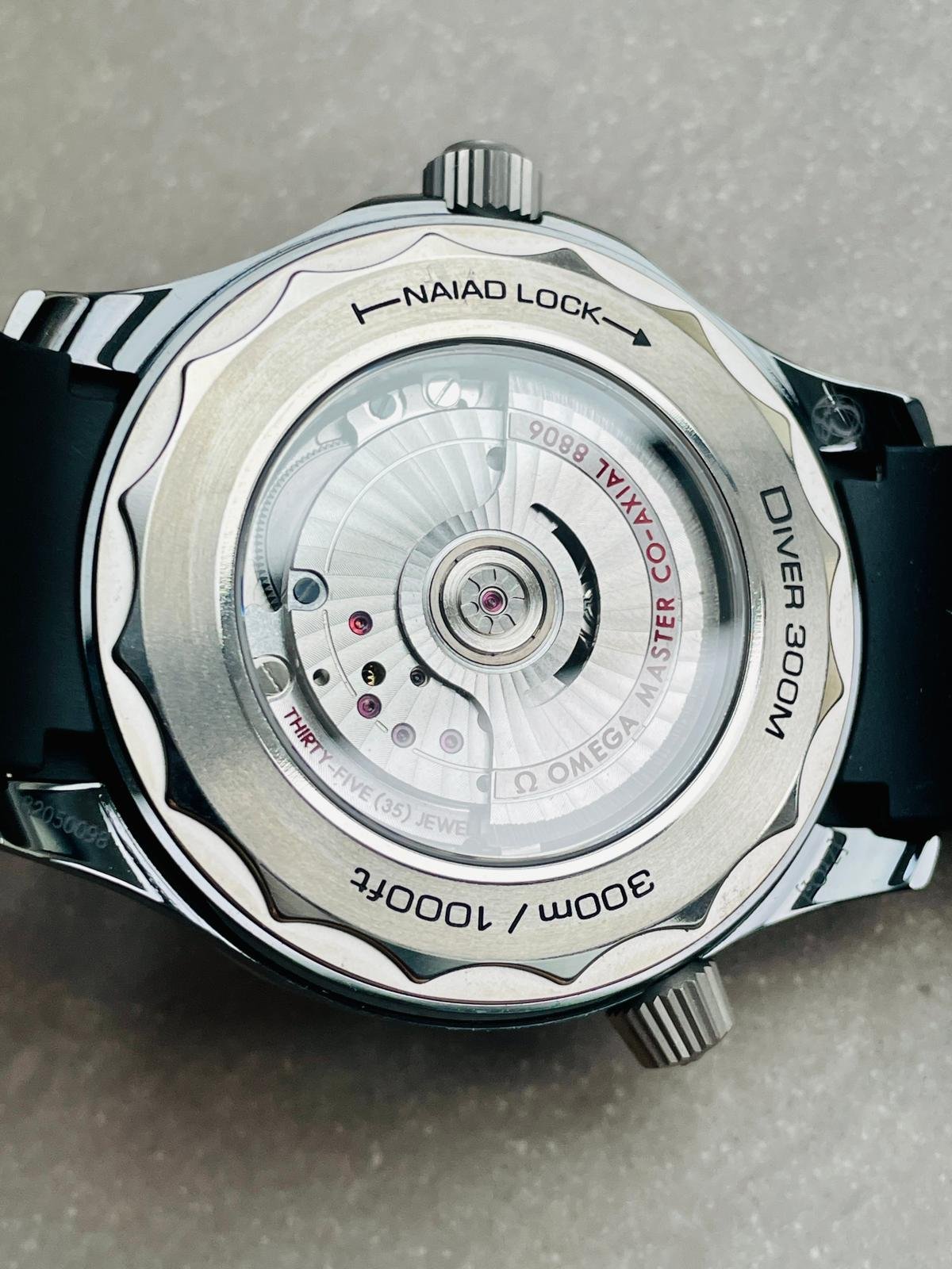 Seamaster Diver 300M 43.5mm VSF Best Edition Ceramic Case Black Dial on Black Rubber Strap A8806 - Image 11