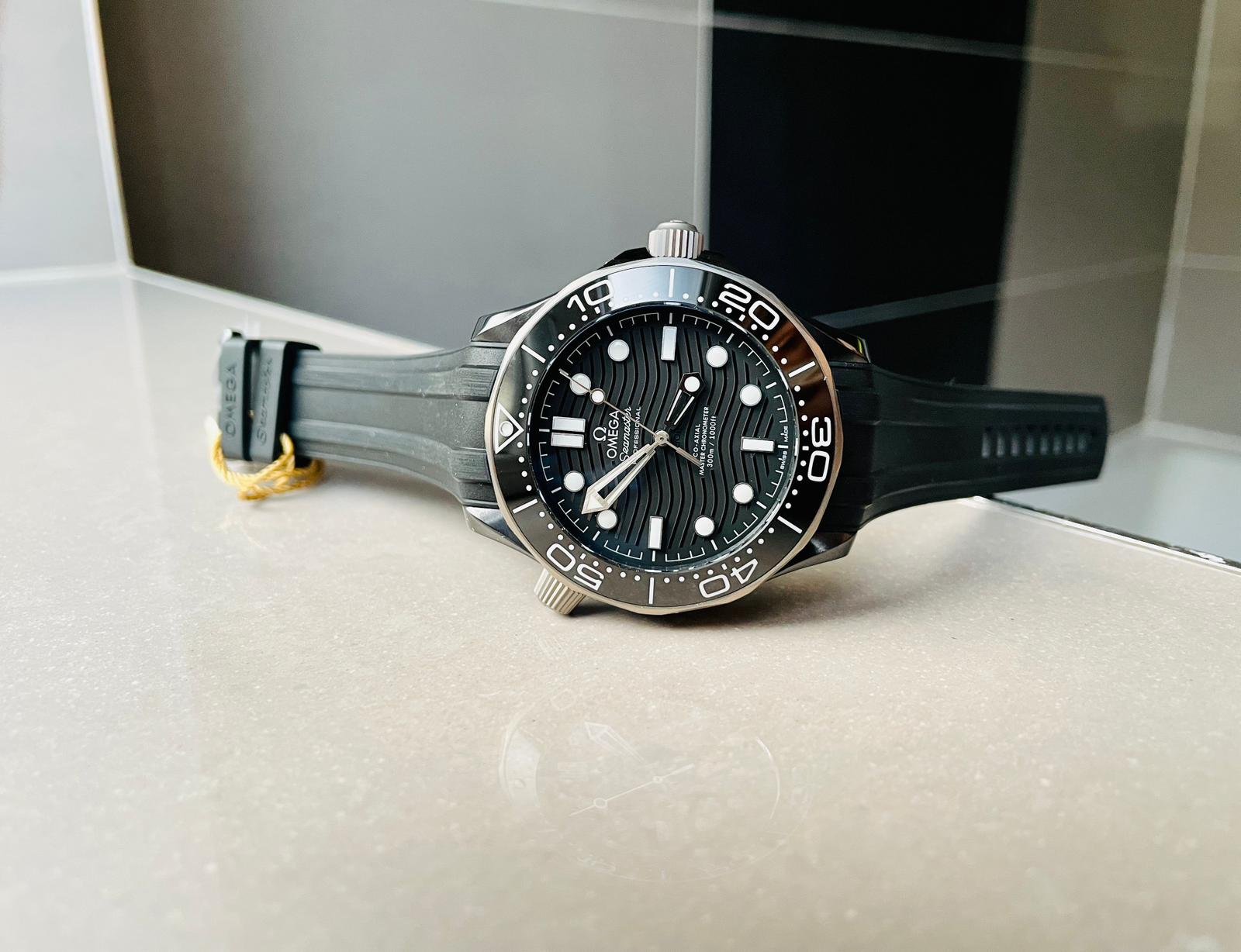 Seamaster Diver 300M 43.5mm VSF Best Edition Ceramic Case Black Dial on Black Rubber Strap A8806 - Image 6