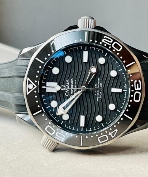 Seamaster Diver 300M 43.5mm VSF Best Edition Ceramic Case Black Dial on Black Rubber Strap A8806 - Image 7