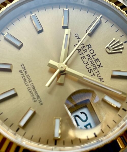 DateJust 36 SS 126233 VSF 1:1 Best Edition 904L Steel YG Stick Dial on Jubilee Bracelet VS3235 - Image 4