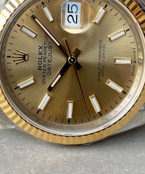 DateJust 36 SS 126233 VSF 1:1 Best Edition 904L Steel YG Stick Dial on Jubilee Bracelet VS3235 - Image 6