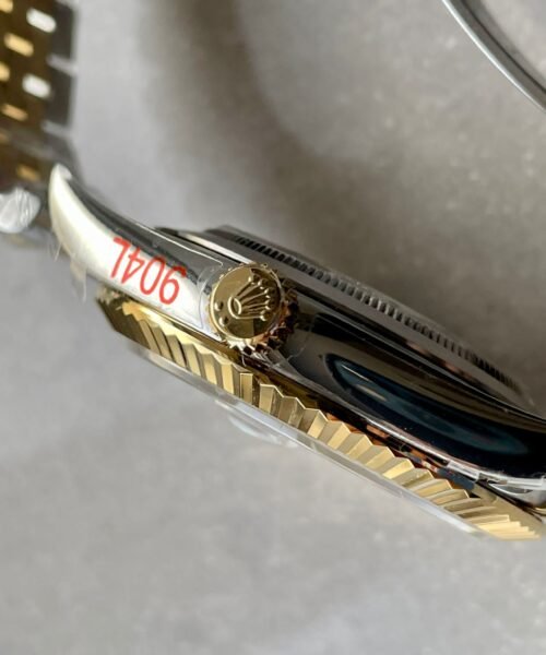Datejust 41mm 126331 "Wimbledon" 904L RG/SS Grey Dial on RG/SS Jubilee Bracelet with tungsten steel for extra weight GMF V2 VR3235 - Image 11