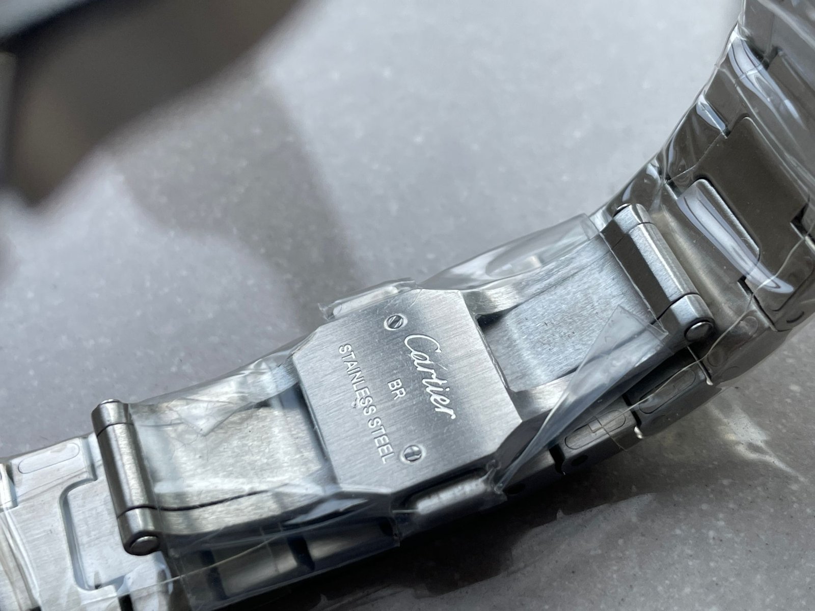 Santos 35mm 2018 SS/YG RXW 1:1 Best Edition White Dial on SS/YG SmartLinks Bracelet MIYOTA 9015 - Image 11