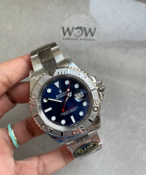 Yacht-Master 126622 Clean Factory 1:1 Best Edition 904L Steel Blue Dial on SS Bracelet VR3235