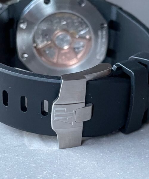Royal Oak Offshore Chronograph CER Black Dial on Rubber Strap APF A3126 Mod - Image 12