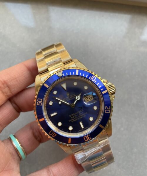 Submariner 116618 LB Blue Ceramic YG Plated 904L Steel Clean Factory 1:1 Best Edition VS3135 - Image 11