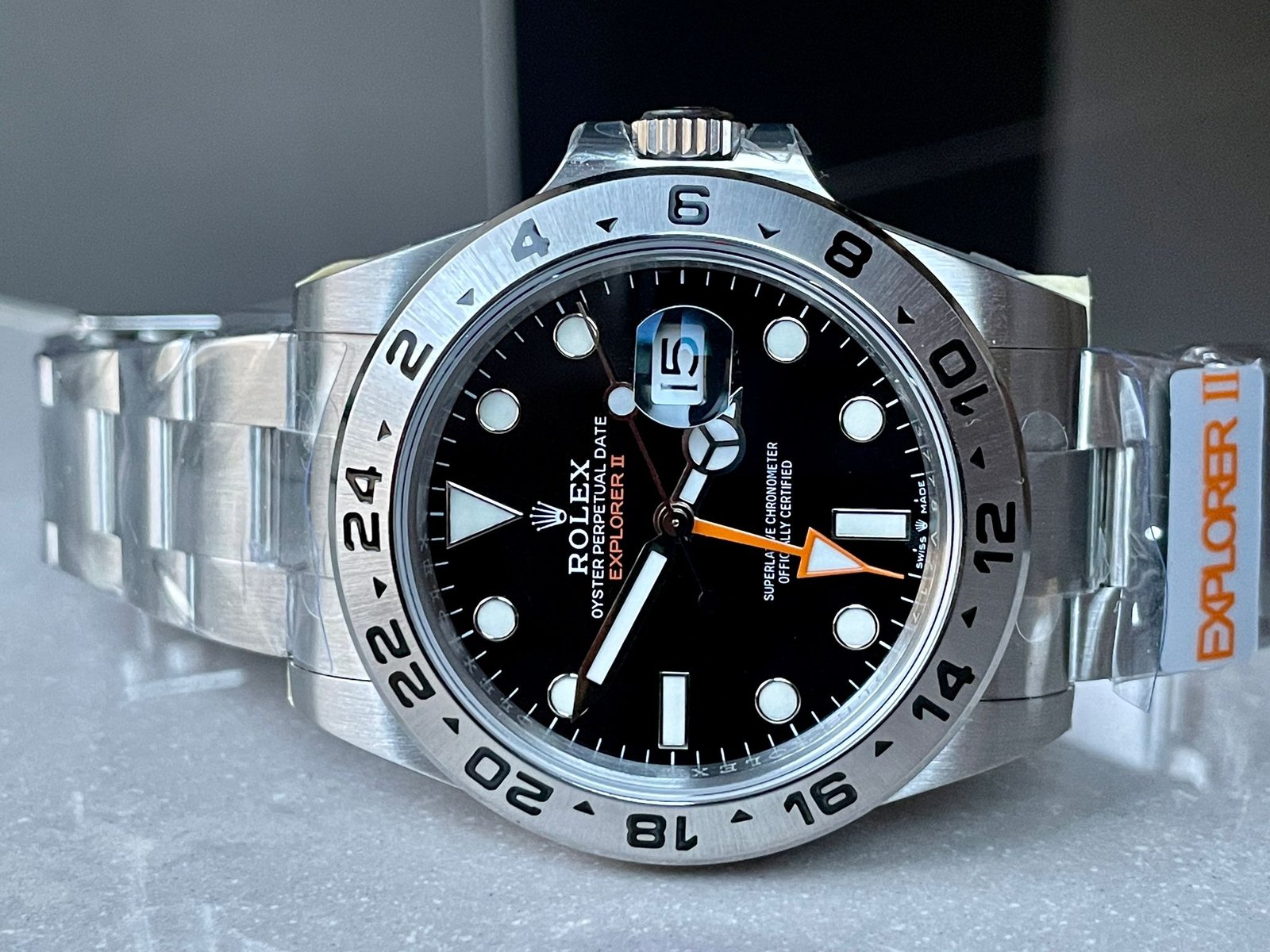 Explorer II 42mm 226570 904L SS JVSF Best Edition Black Dial on SS Bracelet VR3285 - Image 6