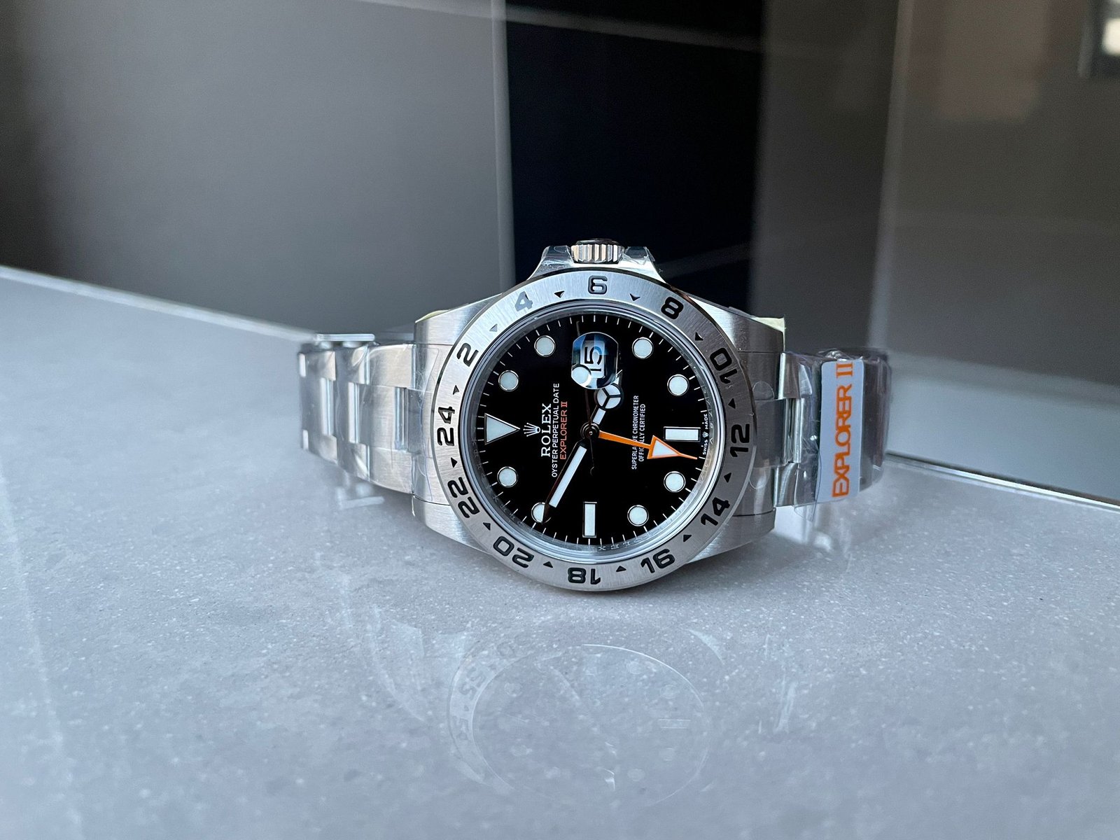 Explorer II 42mm 226570 904L SS JVSF Best Edition Black Dial on SS Bracelet VR3285 - Image 5