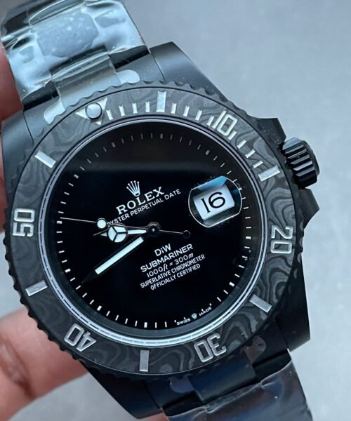 Submariner DiW 904L DLC Graduated Blue Dial on DLC Strap VSF VS3135 - Image 9