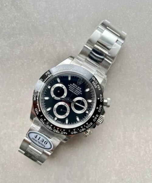 Daytona 116500 1:1 PANDA Best Edition CF 904L SS Case and Bracelet BLACK Dial CLEAN FACTORY - Image 11