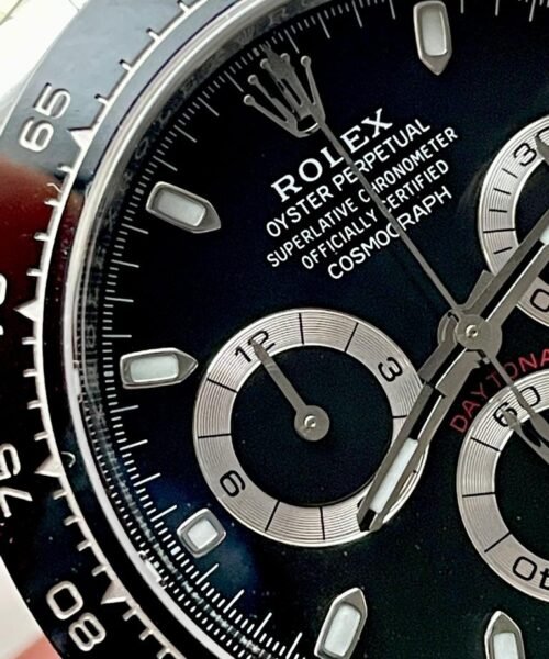 Daytona 116500 1:1 PANDA Best Edition CF 904L SS Case and Bracelet BLACK Dial CLEAN FACTORY - Image 7