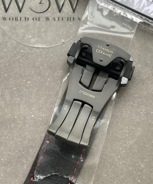 SPEEDMASTER "DARK SIDE OF THE MOON" REAL CERAMIC OMF 1:1 BEST EDITION VINTAGE BLACK ON BROWN LEATHER STRAP A9300 V2 - Image 5