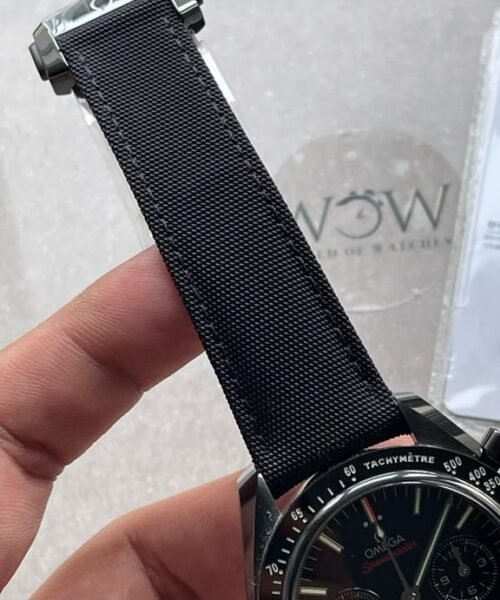 SPEEDMASTER "DARK SIDE OF THE MOON" REAL CERAMIC OMF 1:1 BEST EDITION BLACK BLACK ON NYLON STRAP A9300 V2 - Image 8
