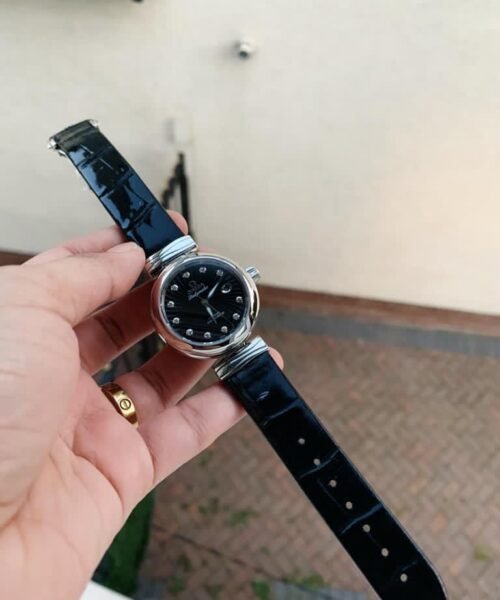 V6F 34mm LADYMATIC SS BLACK LEATHER STRAP A2836 - Image 6