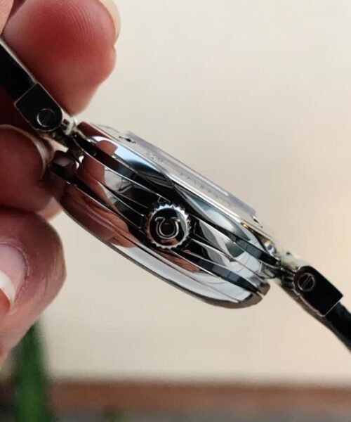 V6F 34mm LADYMATIC SS BLACK LEATHER STRAP A2836 - Image 2