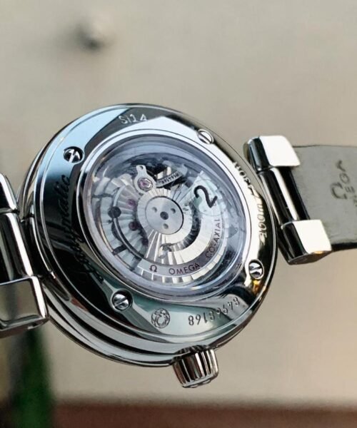 V6F 34mm LADYMATIC SS BLACK LEATHER STRAP A2836 - Image 8