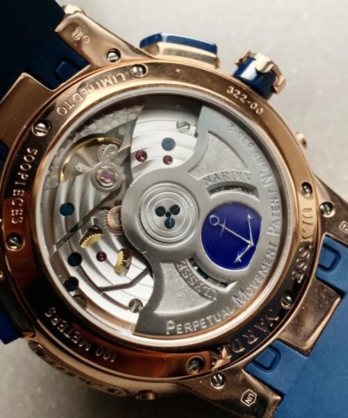 Executive Toro RG TWA 1:1 Best Edition Blue Dial on Blue Rubber Strap Asian UN-32 - Image 7