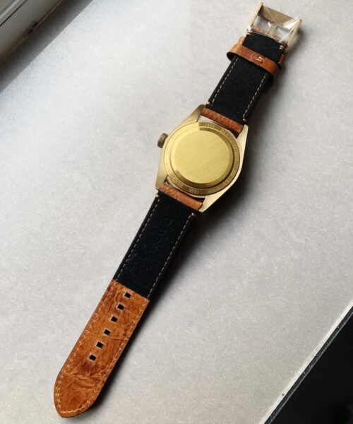 Heritage Black Bay Bronze Blue XF 1:1 Best Edition on Aged Brown Leather Strap A2824 V3 (Free Nato Strap) - Image 9
