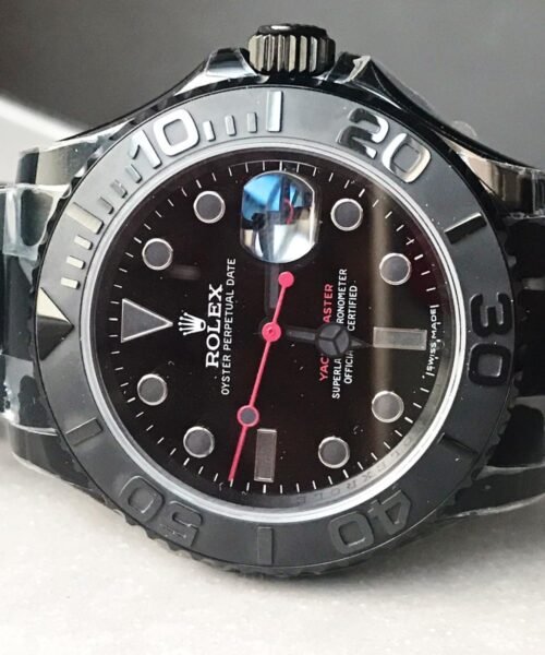 YachtMaster All Black PVD VRF Best Edition Black Dial on PVD Bracelet SA3135 - Image 4