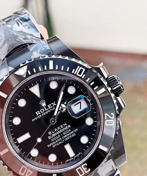 Submariner 116610 PVD Blaken All Black Ceramic 904L Steel V6F 1:1 Best Edition A2824 - Image 2