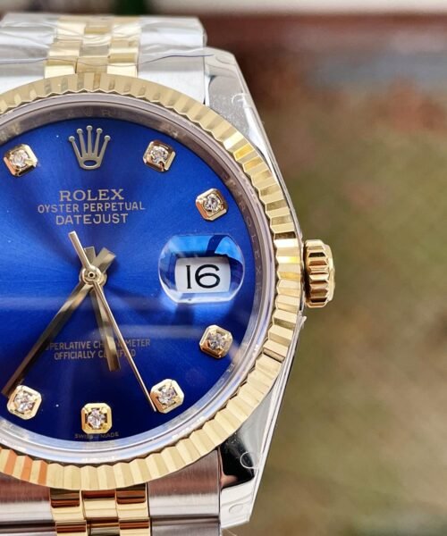 DateJust 31mm Ladies 278289 BPF Blue /gold Dial 316L steel A2836 movement - Image 4
