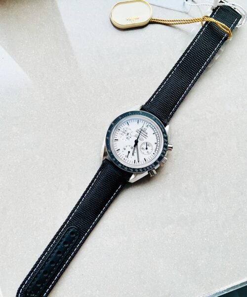 Speedmaster SS Snoopy Sapphire Crystal White Dial on Black Nylon Strap Manual Winding Chrono Movement - Image 7