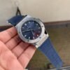 Classic Fusion 45mm SS HBF 1:1 Best Edition Blue Dial on Blue Gummy Strap A2892