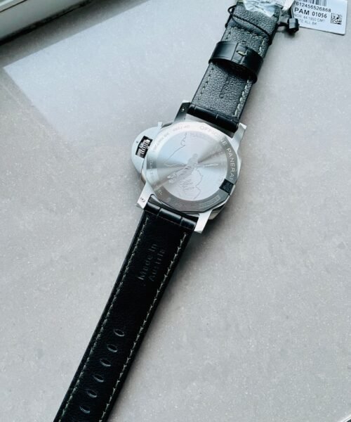 PAM1056 GMT VSF 1:1 MS DHONI Edition Green Dial on Black Leather Strap P.9011 - Image 9