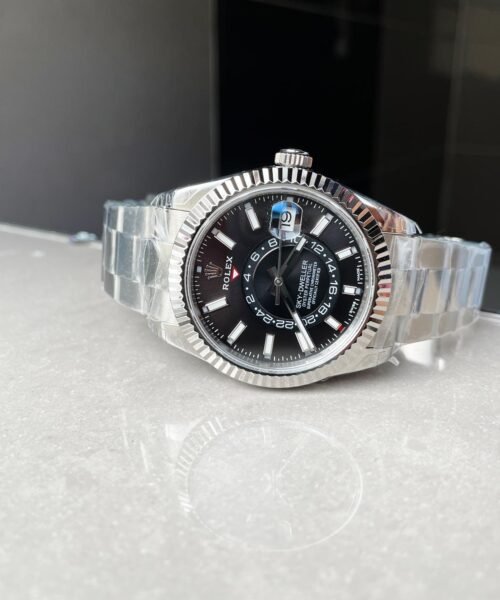 Sky-Dweller 326934 SS Noob 1:1 Best Edition Black Dial on SS Bracelet A23J - Image 2