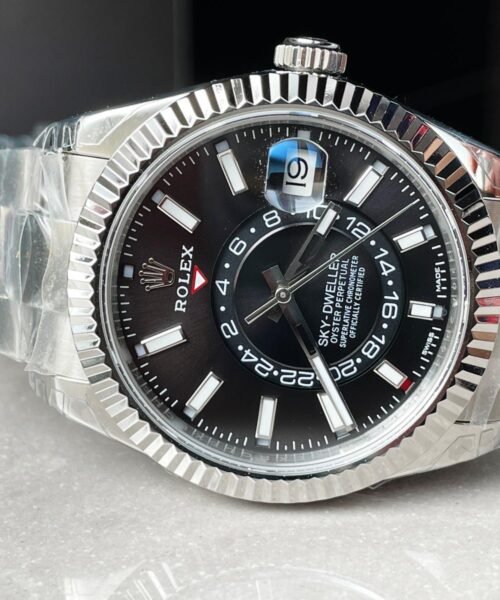 Sky-Dweller 326934 SS Noob 1:1 Best Edition Black Dial on SS Bracelet A23J - Image 3