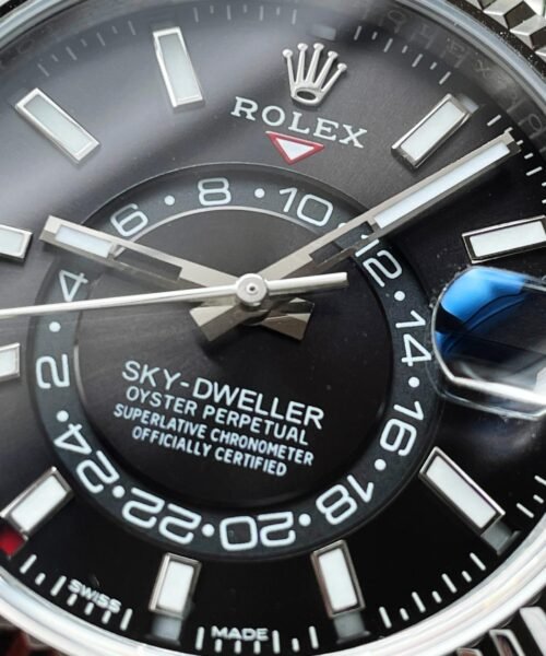 Sky-Dweller 326934 SS Noob 1:1 Best Edition Black Dial on SS Bracelet A23J - Image 7