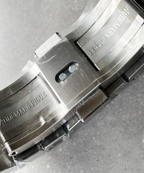 Royal Oak 41mm 15500 SS ZF 1:1 Best Edition White Textured Dial on SS Bracelet A4302 V2 - Image 14