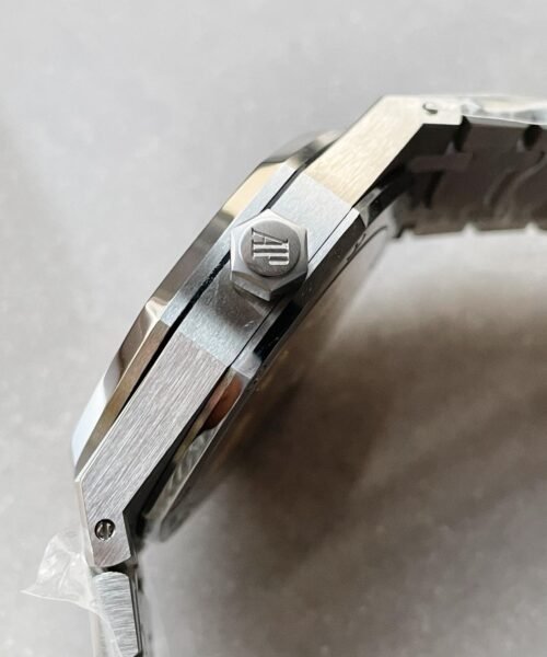Royal Oak 41mm 15500 SS ZF 1:1 Best Edition White Textured Dial on SS Bracelet A4302 V2 - Image 9