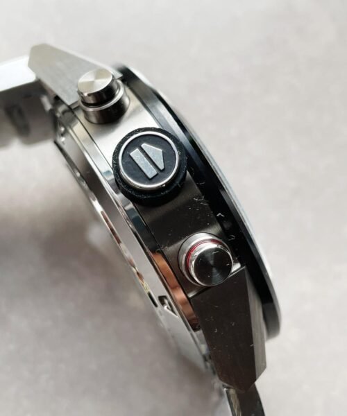 Calibre Heuer 01 Chrono SS/PVD XF Best Edition Skeleton Dial Red Hand on SS Bracelet A1887 - Image 7