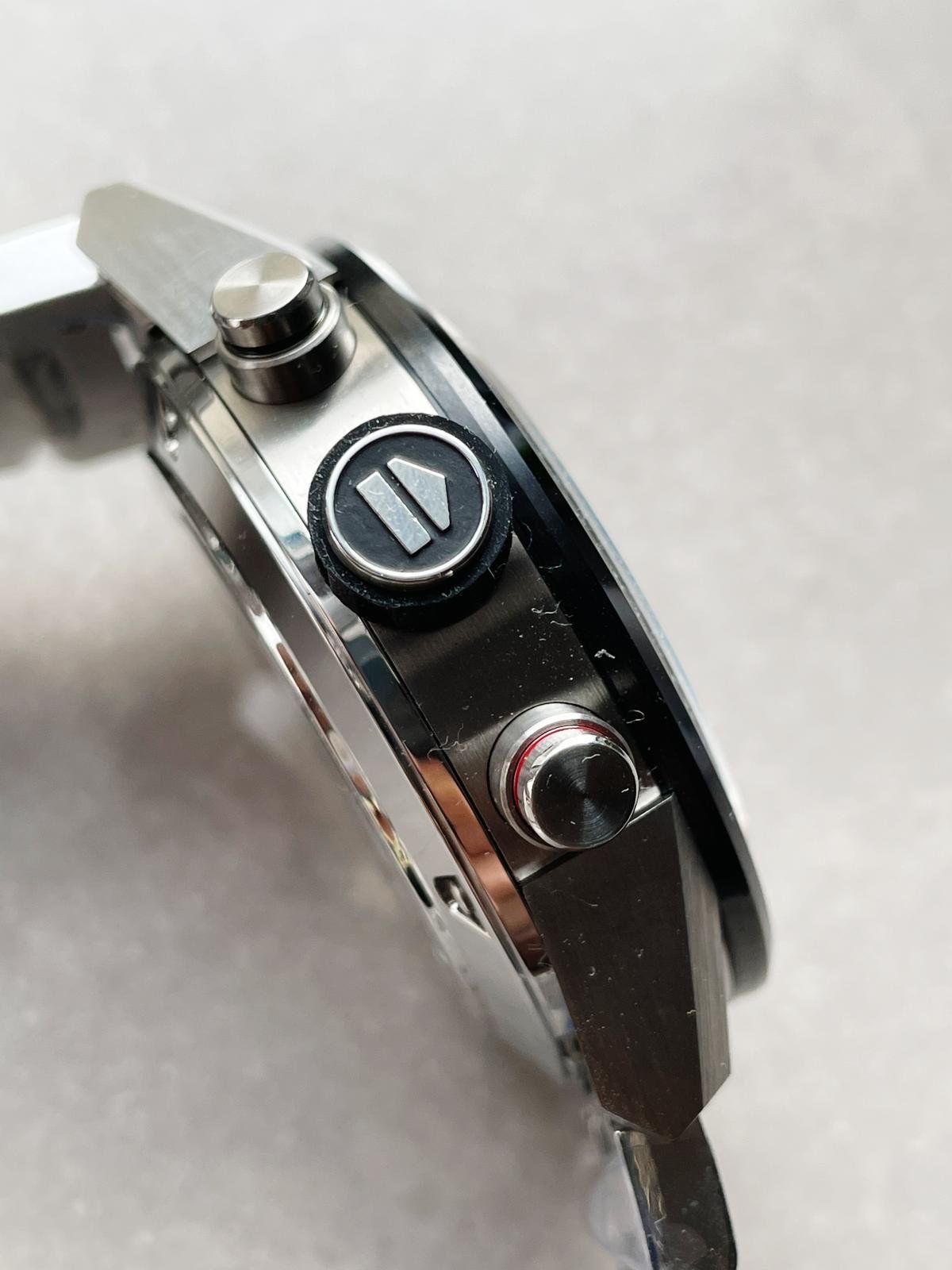 Calibre Heuer 01 Chrono SS/PVD XF Best Edition Skeleton Dial Red Hand on SS Bracelet A1887 - Image 7