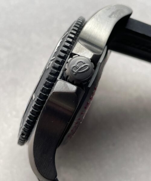 Superocean Automatic 44 TF 1:1 Best Edition Black Dial Black Bezel on Black Rubber Strap A2824 - Image 7