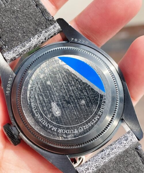 HERITAGE 2016 BLACK BAY SHIELD DLC ZF 1:1 BEST EDITION BLACK BEZEL ON ASSO. LEATHER STRAP A2824 - Image 12