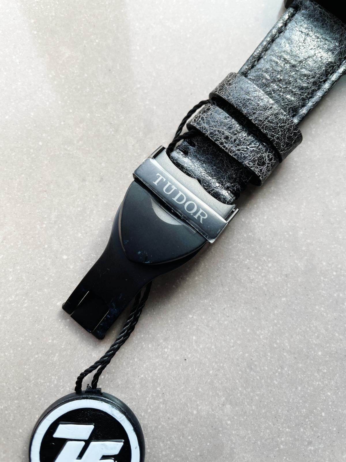 HERITAGE 2016 BLACK BAY SHIELD DLC ZF 1:1 BEST EDITION BLACK BEZEL ON ASSO. LEATHER STRAP A2824 - Image 13