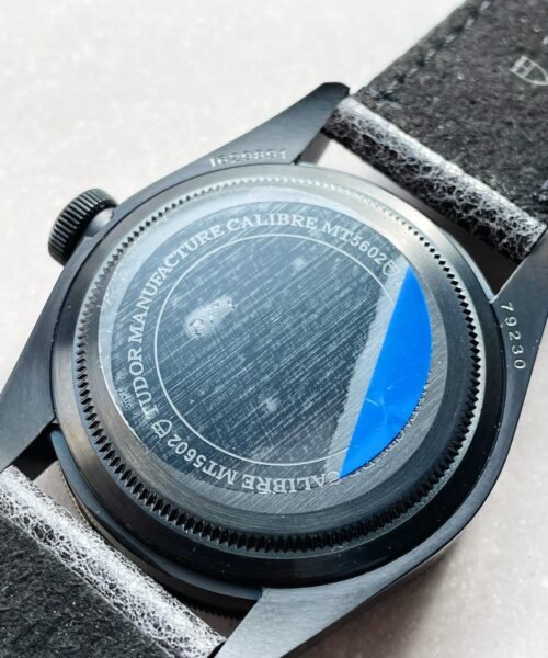 HERITAGE 2016 BLACK BAY SHIELD DLC ZF 1:1 BEST EDITION BLACK BEZEL ON ASSO. LEATHER STRAP A2824 - Image 11