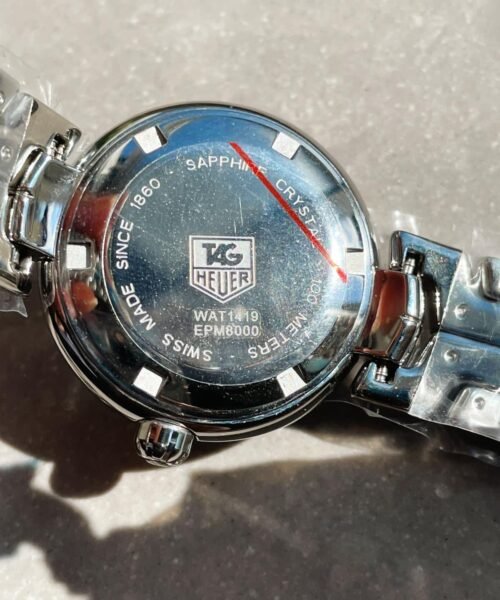 TAG LADIES BLUE DIAL DIAMOND BEZEL RONDA QUARTZ MOVEMENT SS STEEL STRAP - Image 7