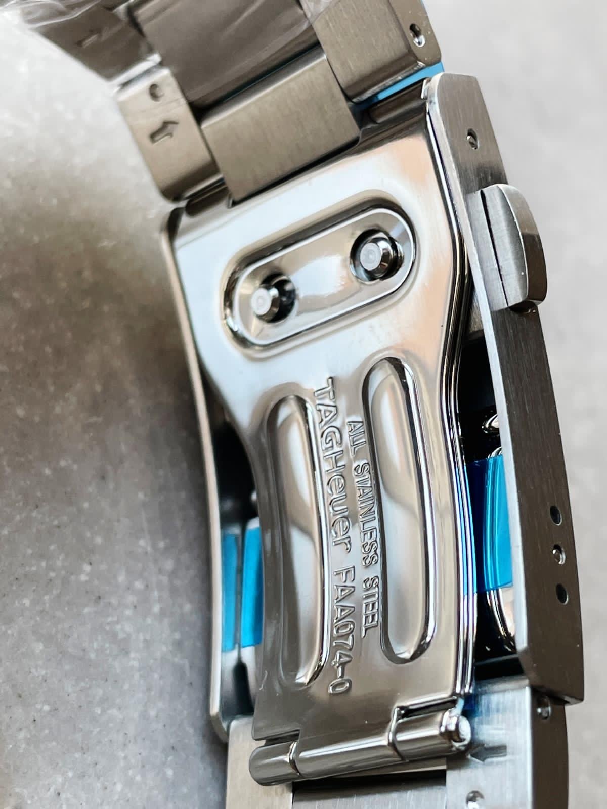 Formula 1 TAG Black dial silver SS strap OGF - Image 8