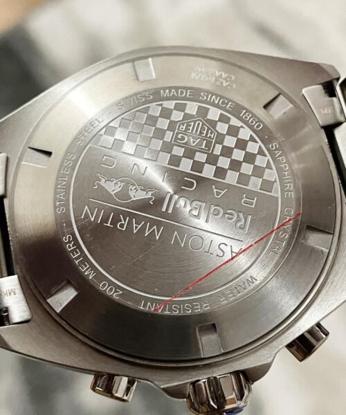 Formula 1 TAG Blue dial Blue ceramic bezel silver SS strap OGF Redbull - Image 10