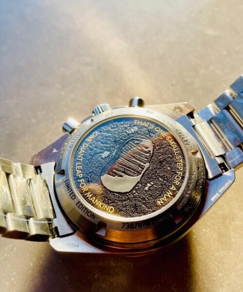 Speedmaster 50th Anniversary of APOLLO 11 The Moon Landing OMF Best Edition on SS Bracelet Manual Winding Chrono Movement - Image 5