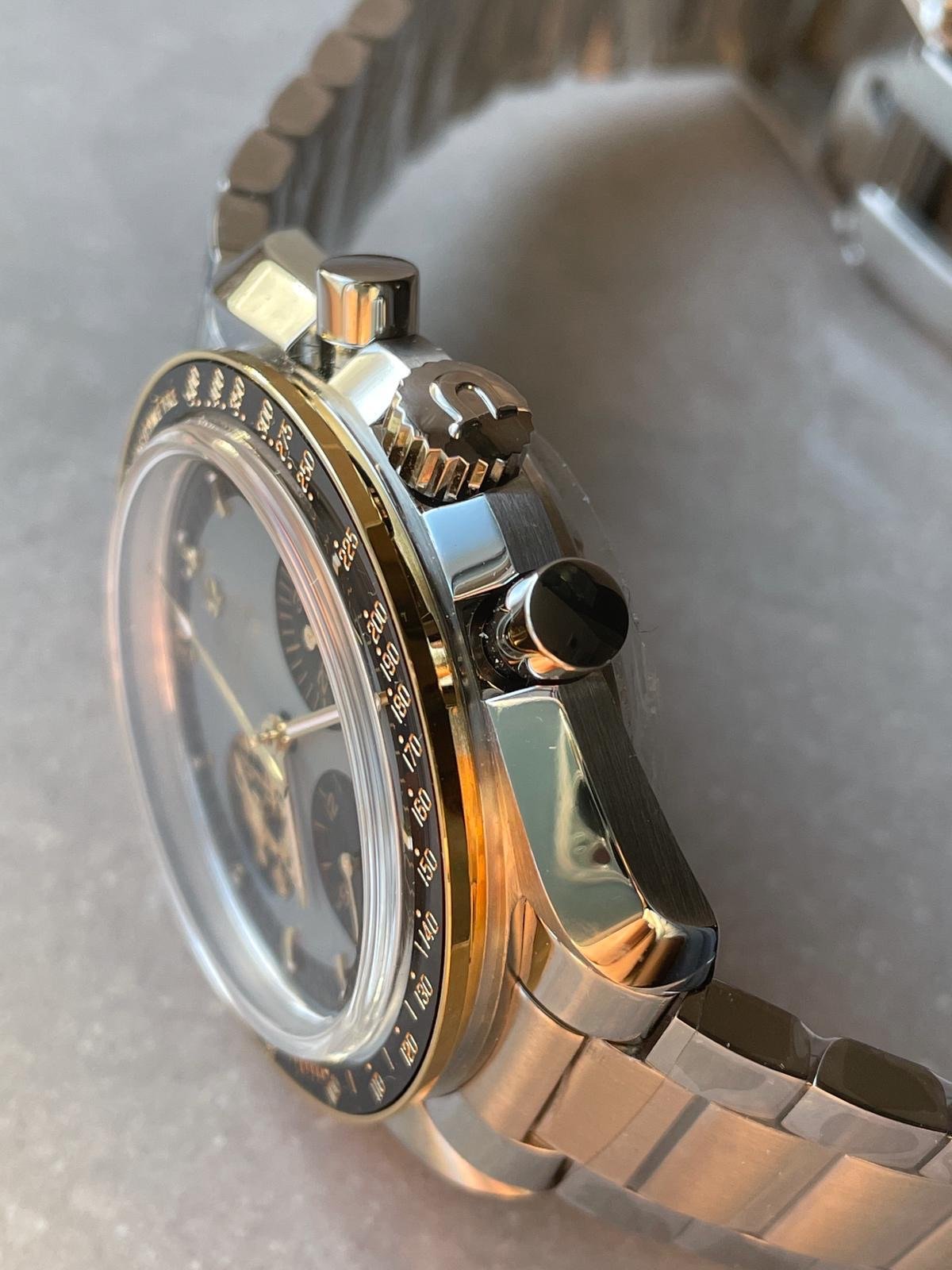 Speedmaster 50th Anniversary of APOLLO 11 The Moon Landing OMF Best Edition on SS Bracelet Manual Winding Chrono Movement - Image 8