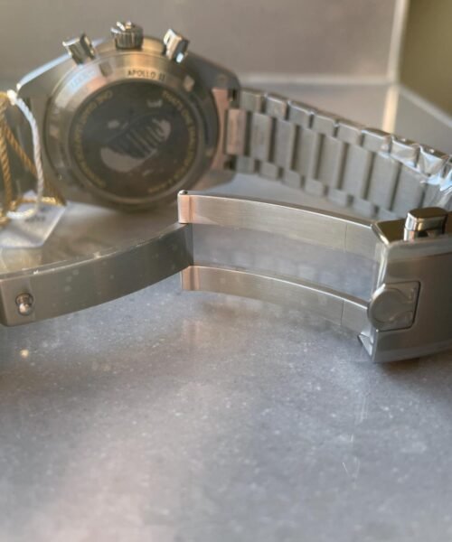 Speedmaster 50th Anniversary of APOLLO 11 The Moon Landing OMF Best Edition on SS Bracelet Manual Winding Chrono Movement - Image 9