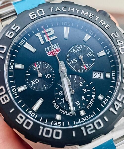 TAG Formula 1 BLACK DIAL STAINLESS STEEL STRAP QUARTZ MOVEMENT - Image 2